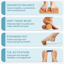 Load image into Gallery viewer, Natural Cork Balance Board Set - Yoga Foot & Ankle Strengthener