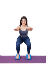 Load image into Gallery viewer, Non-Slip Yoga Foam Wedge Blocks (Pair)