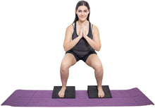 Load image into Gallery viewer, 12" Foam Incline Slant Board - Adjustable Height EVA Foam Wedge for Leg, Calf, Ankle, and Foot Stretching - 4 pc Set