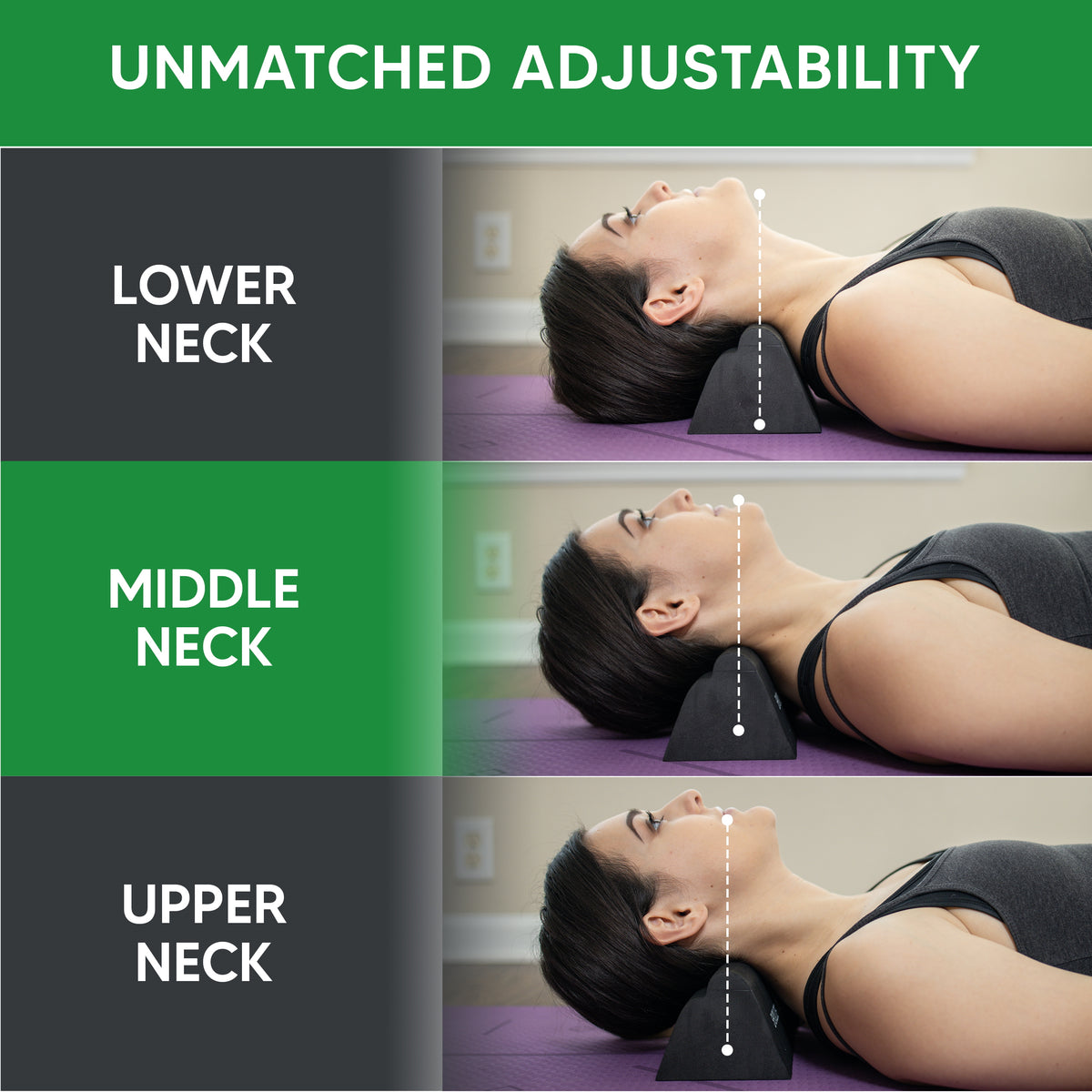 Cervical Orthotic Traction Block |Height Adjustable – Lumia Wellness