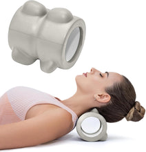 Load image into Gallery viewer, Massage Neck Roller - 4”, Neck &amp; Headache Relief, Muscle Release Tool, Knots &amp; Tension Relief, 500lbs Capacity
