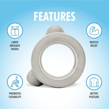 Load image into Gallery viewer, Massage Neck Roller - 4”, Neck &amp; Headache Relief, Muscle Release Tool, Knots &amp; Tension Relief, 500lbs Capacity
