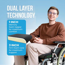 Load image into Gallery viewer, Extra Large Wheelchair Seat Cushion - 19” X 17” X 3” (Black)
