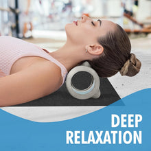 Load image into Gallery viewer, Massage Neck Roller - 4”, Neck &amp; Headache Relief, Muscle Release Tool, Knots &amp; Tension Relief, 500lbs Capacity
