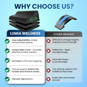 Lumia Wellness Lumbar Traction Block