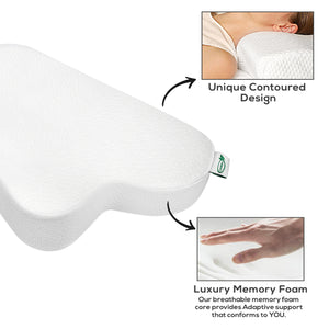 Lumia Wellness CPAP Pillow 2.0 - Contoured Memory Foam